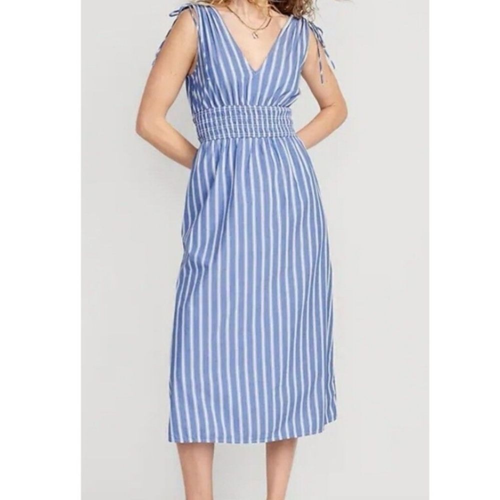 Old Navy Plus Size Fit & Flare Maxi Midi Dress Size 2x Vacation Summer